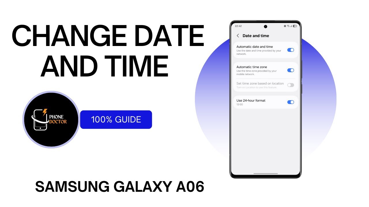 How to Change Date and Time on Samsung Galaxy A06 | Easy Settings Guide