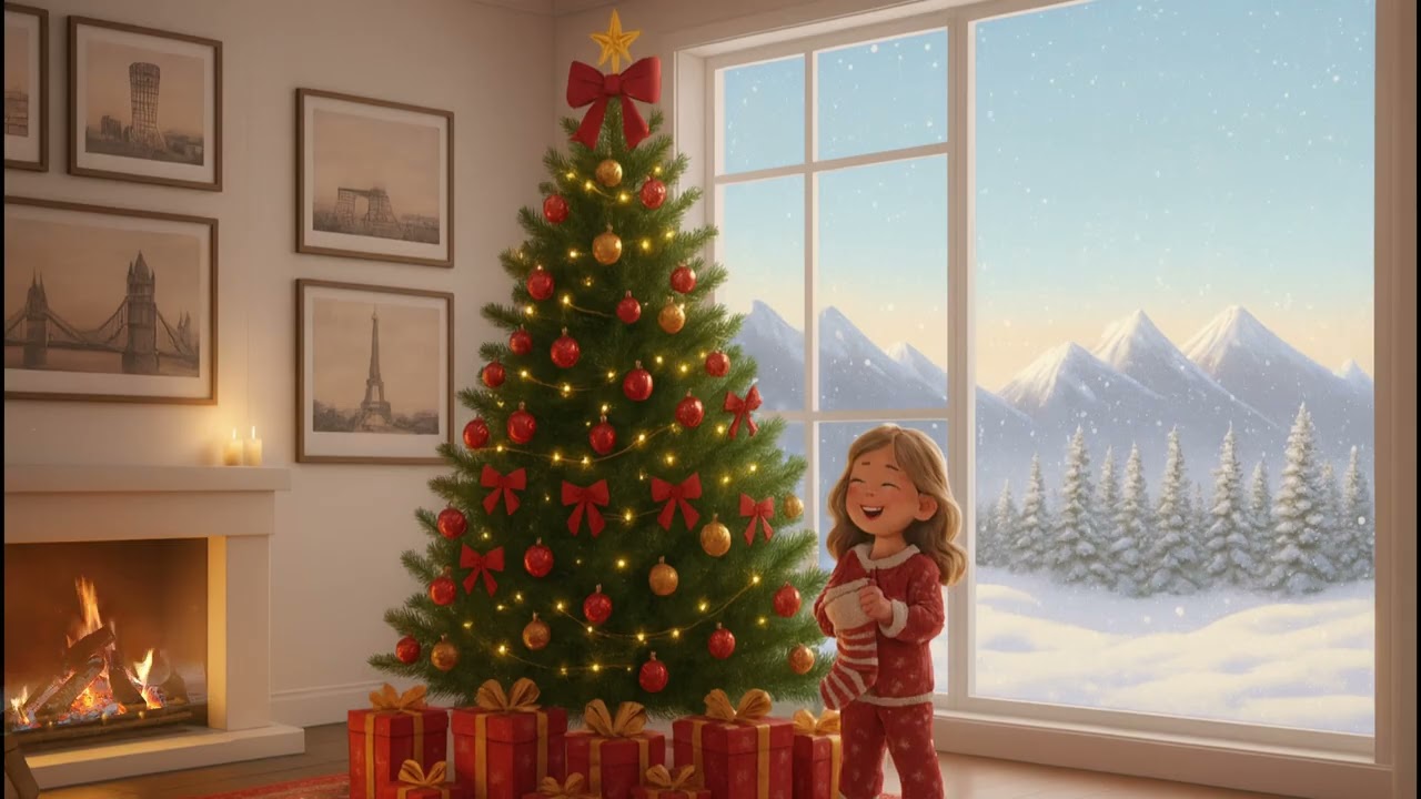 Eva, Calm , Cozy , Ambient mood , festive time , relaxing , music , 4k , Snow