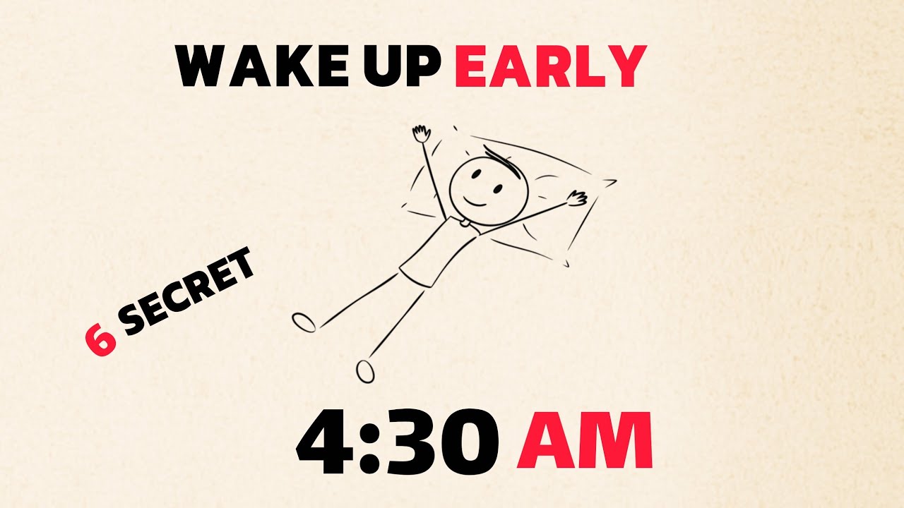 Wake Up at 4:30 AM Consistently (Even If You Sleep Late) || how to wake up early in the morning