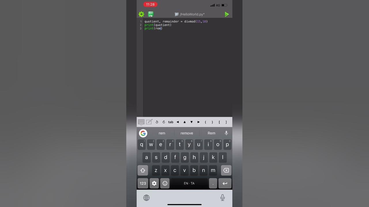 โ๏ธ๐ฅ How to get remainder and quotient of a division in one line using # ...