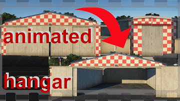 MSFS Tutorial - Animated open Hangar - Blender