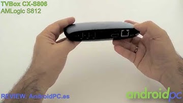 Unboxing: TV-Box CX-S806 con SOC AMLogic S812
