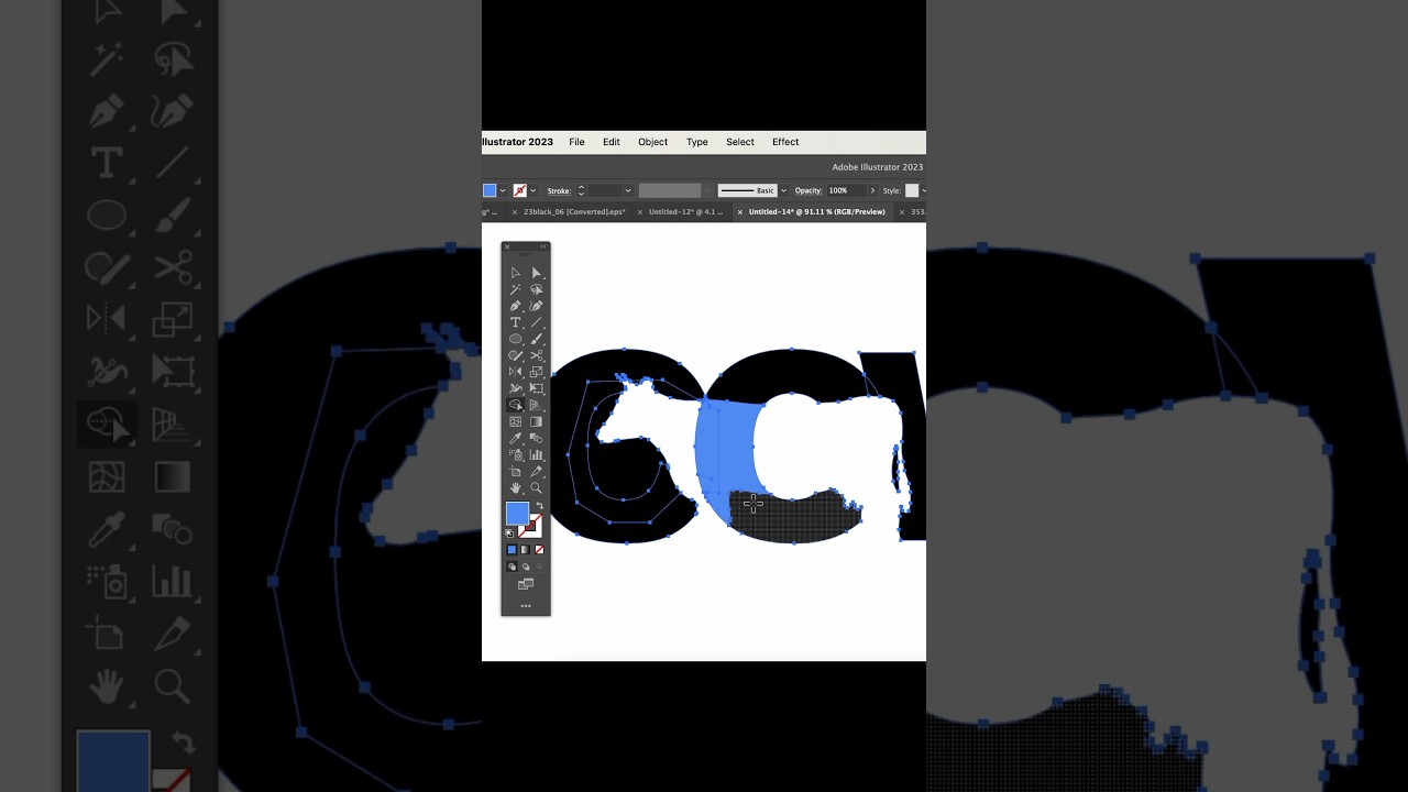 Create negative space logo design using illustrator #graphicdesigntutorials #logodesignillustrator