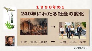 1990年（1）「240年にわたる社会の変化」