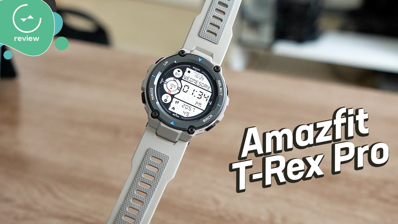 Correa de reloj de silicona para Huami Amazfit T-Rex Pro/Amazfit T-Rex  (Blanco)