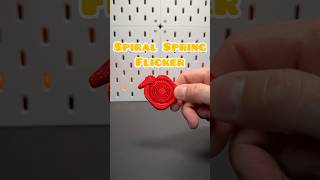 3D Printed Spiral Spring Flicker  #3dprinting #howto #toys #fidget #satisfying #diy #3dprint