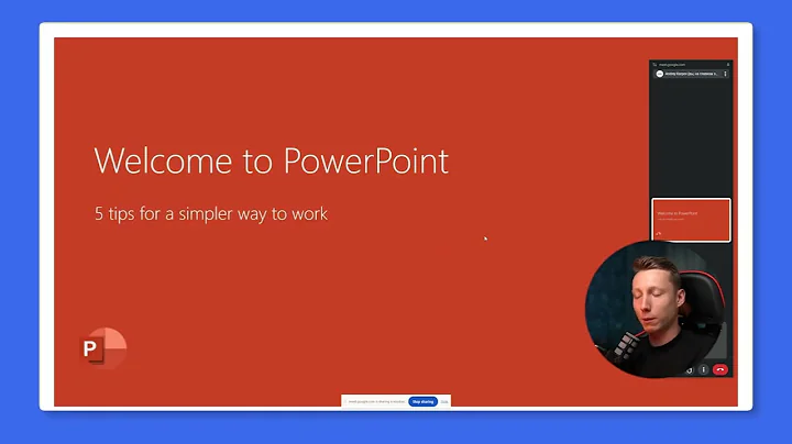 How to present a PowerPoint On Google Meet in 2024