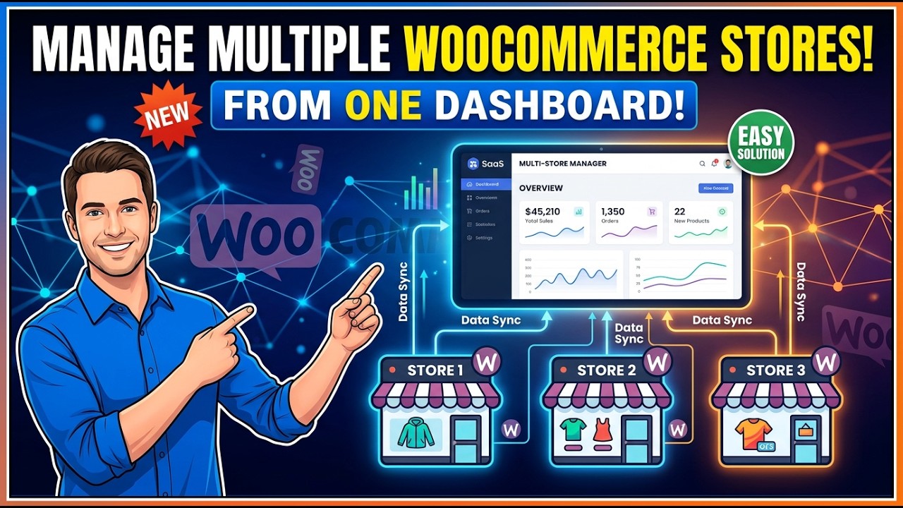 How to Manage Multiple WooCommerce Stores from One Dashboard!! (No More ...