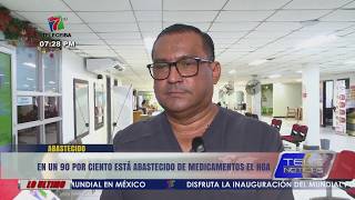 En un 90 por ciento está abastecido de medicamentos el HGA de La Ceiba