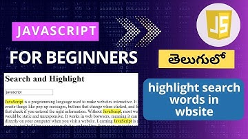 highlight search text  in website | regular expressions in javascript | event handling in javascript