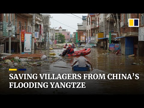 Racing to save lives amid the floodwaters: the Chinese villages facing the Yangtze deluge