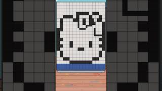 HELLO KITTY 🎀🎨🖌️ PIXEL ART 🖼️ #tocaboca #hellokitty #sanrio