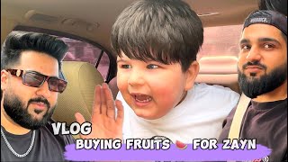 Buying Fruits For Zayn | Zeeshan Jutt | Vlog