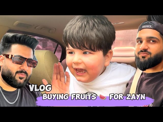 Buying Fruits For Zayn | Zeeshan Jutt | Vlog