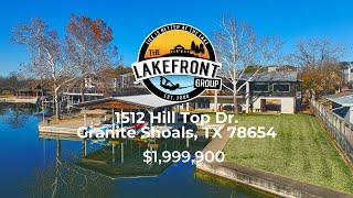 1512 Hill Top Dr For Sale on Lake LBJ