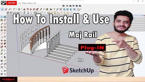How To Install And Use Maj rail Plugin in Sketchup || Hindi || Plugin Series || Sagar pathare studio