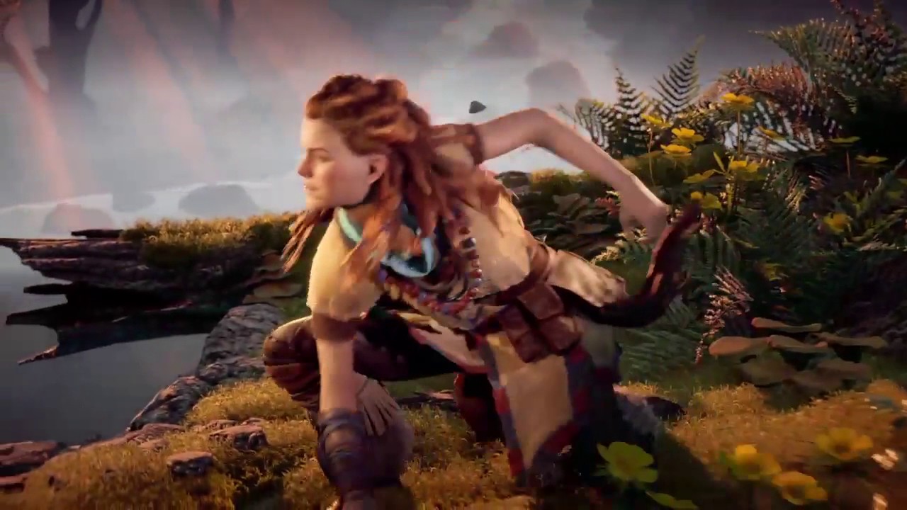 Horizon Zero Dawn™-Aloy Training Scene - YouTube