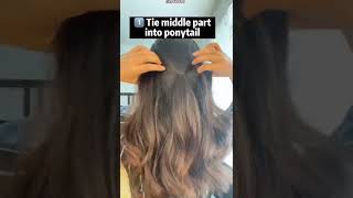 Blackpink Rosè inspired Hairstyle|. quick 2min hairstyle|