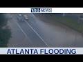 Flash floods stall vehicles on busy ATL highway