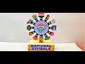 National symbols of india modeldiywith movement using waste material for independence day project