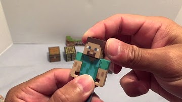 MINECRAFT Overworld Survival Pack unboxing