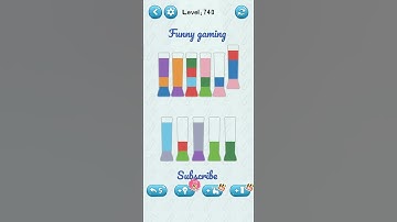 #water #sort #puzzle #jigsaw #colorbottle #game level 740 #numpuz #androidgameplay #shorts