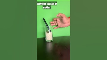 Law of Inertia demonstration #shorts #physics #science