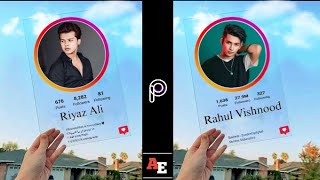 New Instagram Glass Frame Photo Editing || Picsart New Photo Editing Tutorial screenshot 1