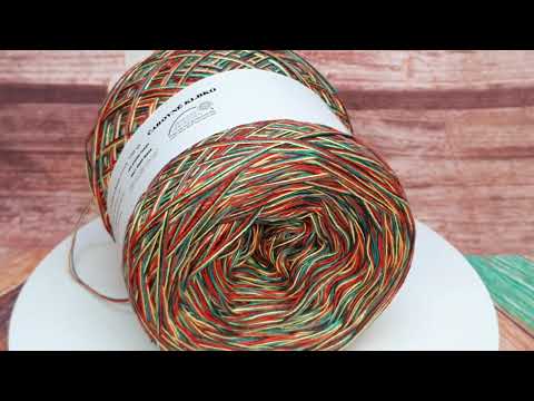 Video: Příze Čarovné klbko, (4n),  750m, Colorful - 093