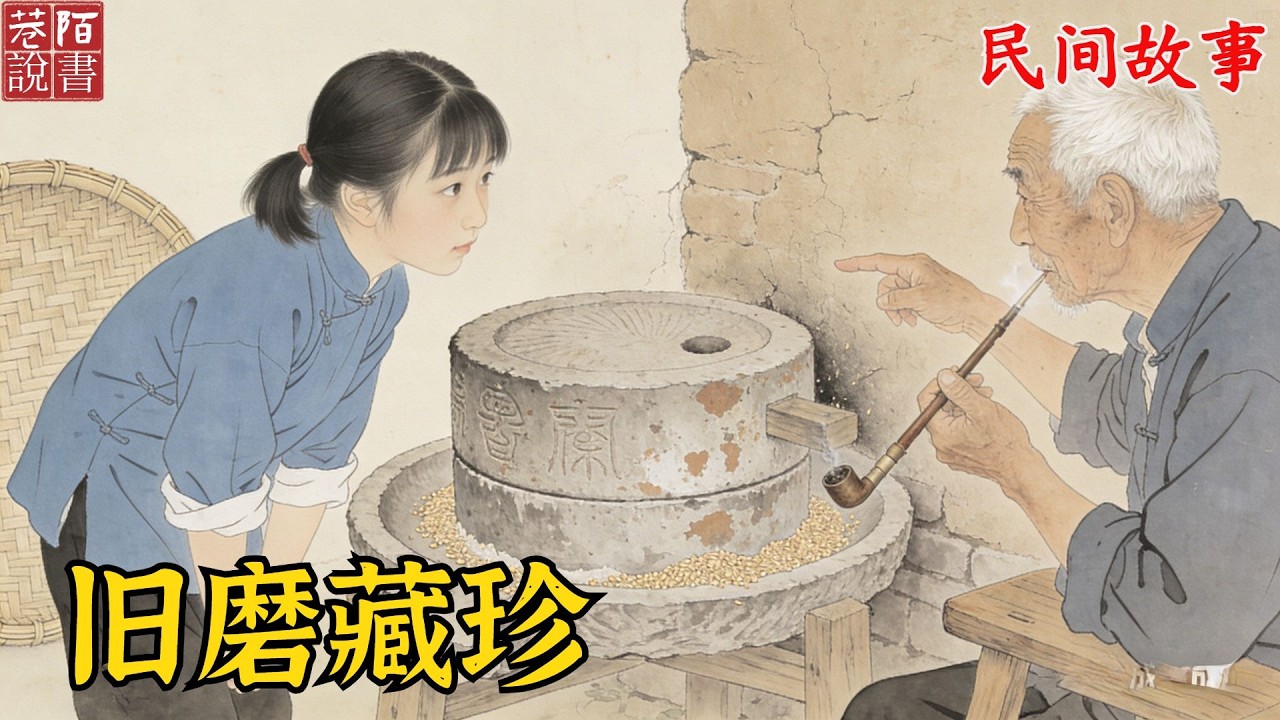 家族分家，大哥搶走新磨，只給8歲小妹一盤裂了縫的舊石磨。小妹用舊磨磨豆，豆漿竟格外醇厚，點出的豆腐久煮不散，方知那是用百年陳石鑿的老磨！【巷陌說書人】#奇聞#故事#民間故事#故事頻道#睡前故事
