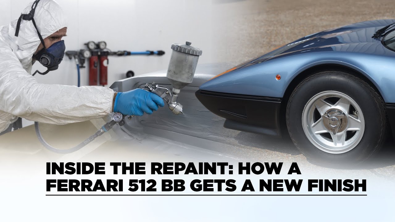 Inside the Repaint: How a Ferrari 512 BB gets a new finish