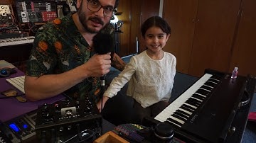 Take your Daughter to Work Day - Nina and I jam on EP and Zen Delay