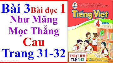 Tiếng Việt Lớp 4 Bài 3 | Như Măng Mọc Thẳng | Cau | Trang 33 - 38 | Cánh Diều | Bài Đọc 1