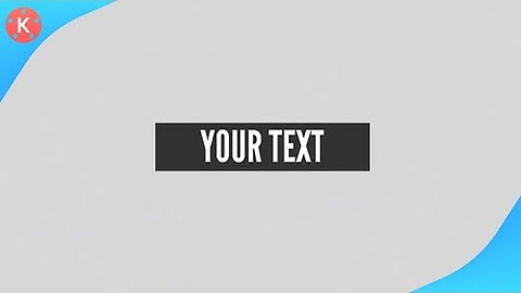 How to make minimal intro for youtube channel on Android