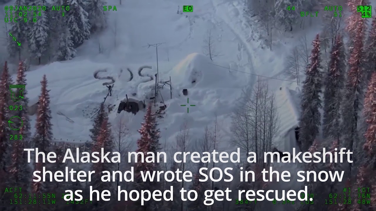 Man rescued in Alaska after 23 days in sub zero temperatures