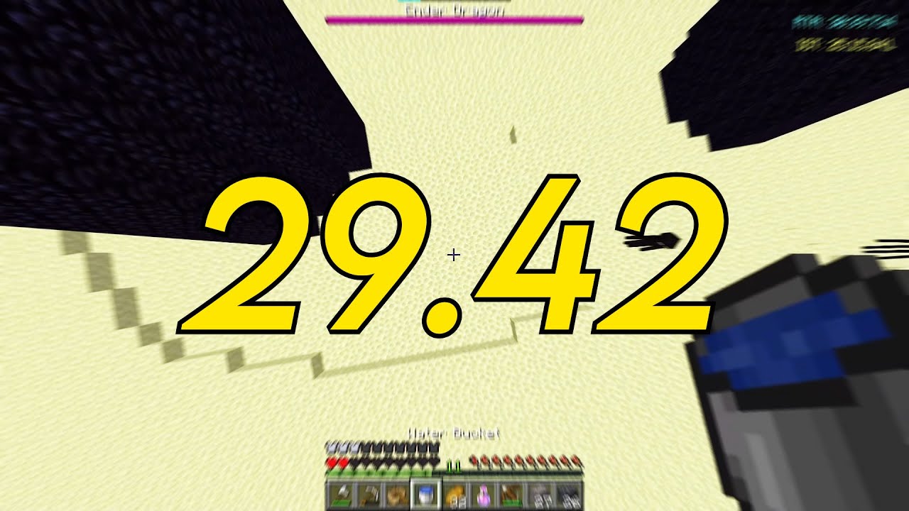 First Minecraft Speed Run My FIRST Minecraft Speedrun... - YouTube