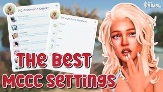 You NEED These Settings in MC Command Center! | Realistic Sims 4 Mods |