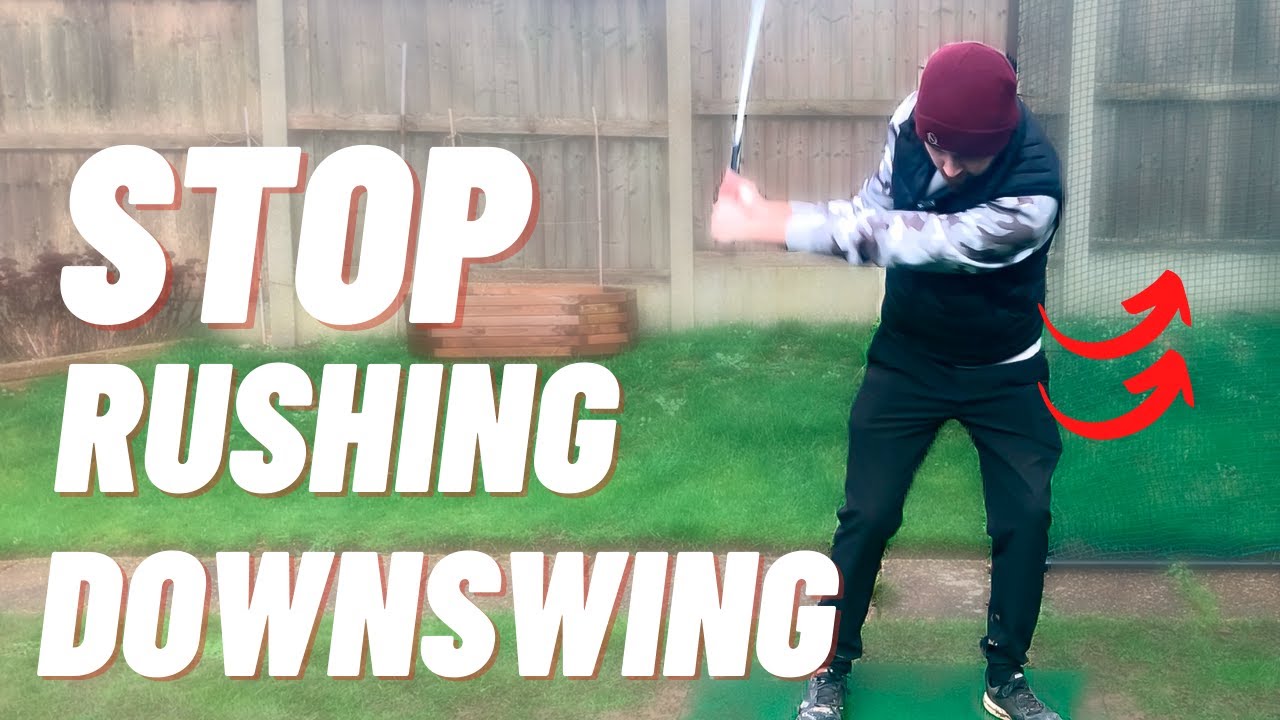 HOW TO STOP RUSHING YOUR DOWNSWING WITH THIS GAME CHANGING DRILL - YouTube