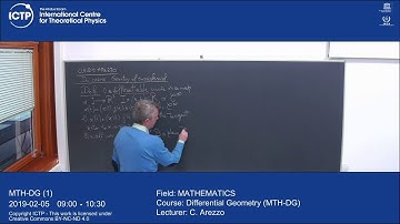 Differential Geometry (MTH-DG) Lecture 1