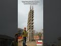 This Structure Leaned… Then Straightened #construction #concrete