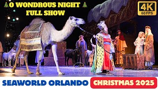 O Wondrous Night 🎄Full Show 4K🎄SeaWorld Orlando🎄 Christmas Celebration 2025