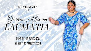 Funeral Service & Burial for Yasmine Aliceann Laumatia