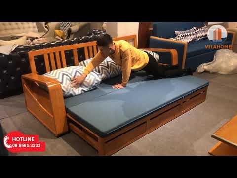 Video GHẾ SOFA GIƯỜNG GỖ SỒI THÔNG MINH G905 ❣️ GHẾ GIƯỜNG... - youtube