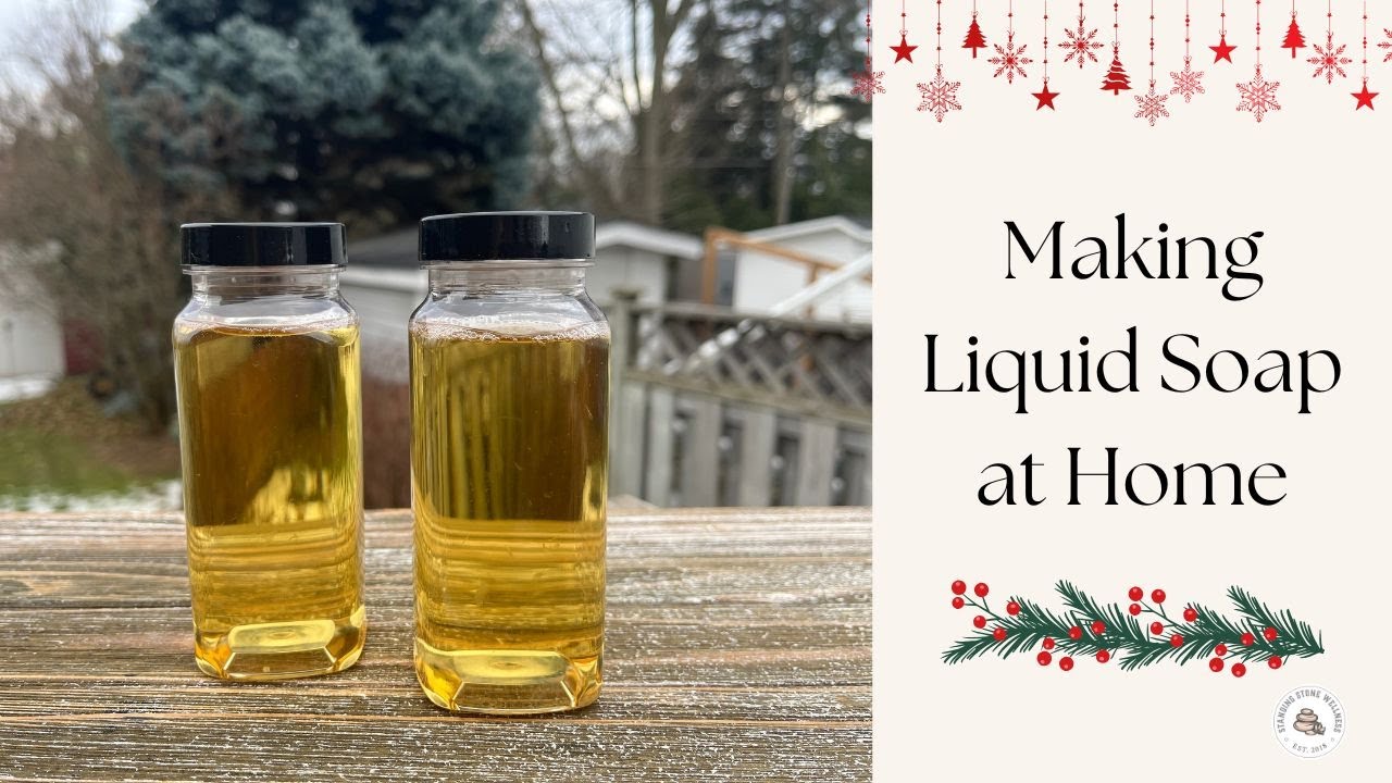 Сделайте жидкое мыло в домашних условиях.