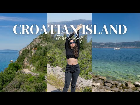 CROATIA TRAVEL VLOG: Ciovo Croatian island beaches, slow Mediterranean coast life, & hiking