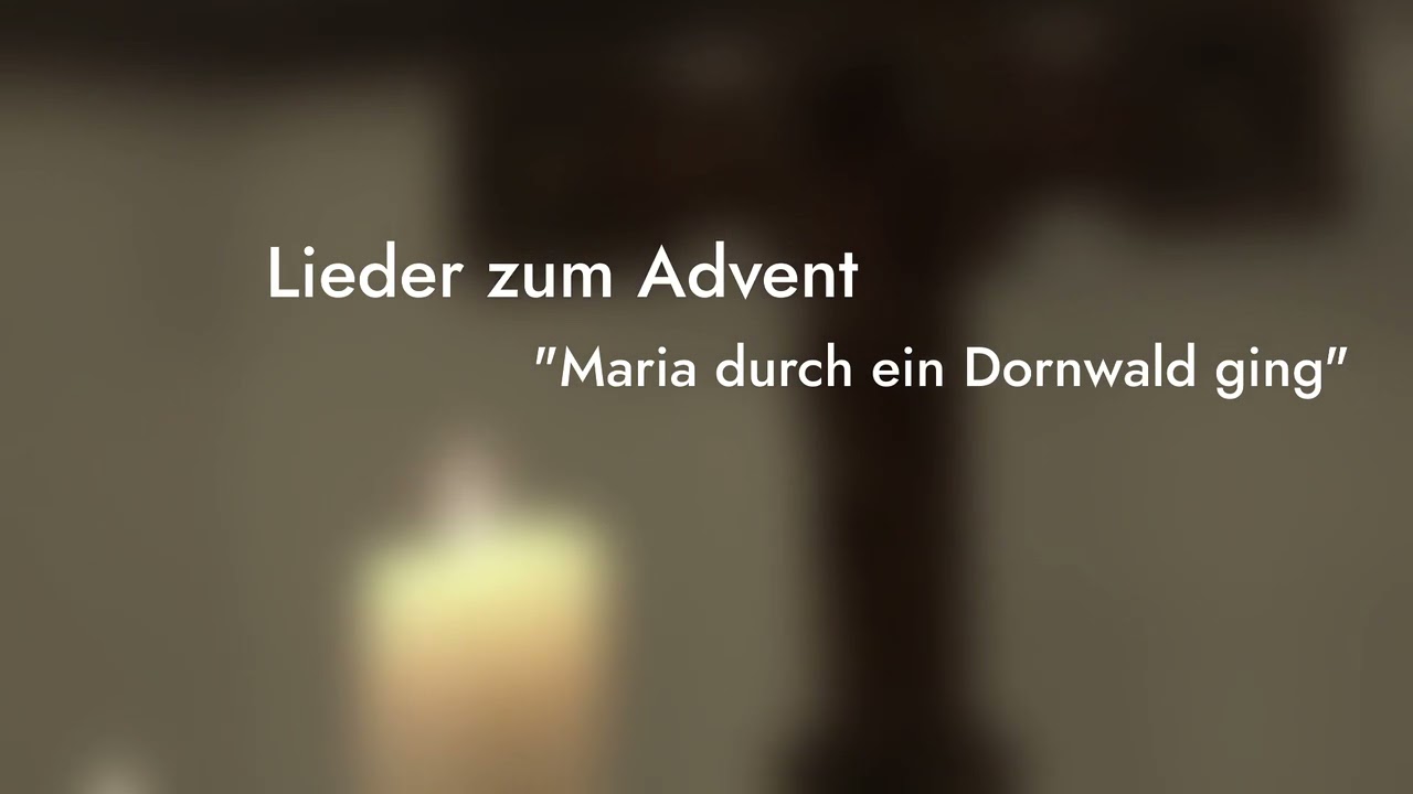 Maria durch ein‘ Dornwald ging - Weihnachtslieder singen leicht gemacht