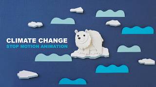 Climate Change Polar Bear | Stop Motion Animation