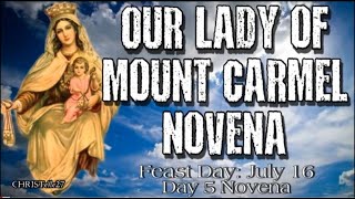 OUR LADY OF MOUNT CARMEL NOVENA : Day 5