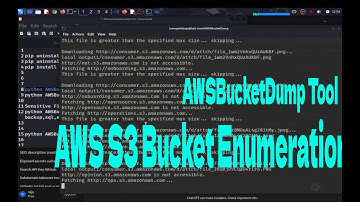 AWSBucketDump Tool Discover Public AWS S3 Bucket Enumeration & Misconfiguration
