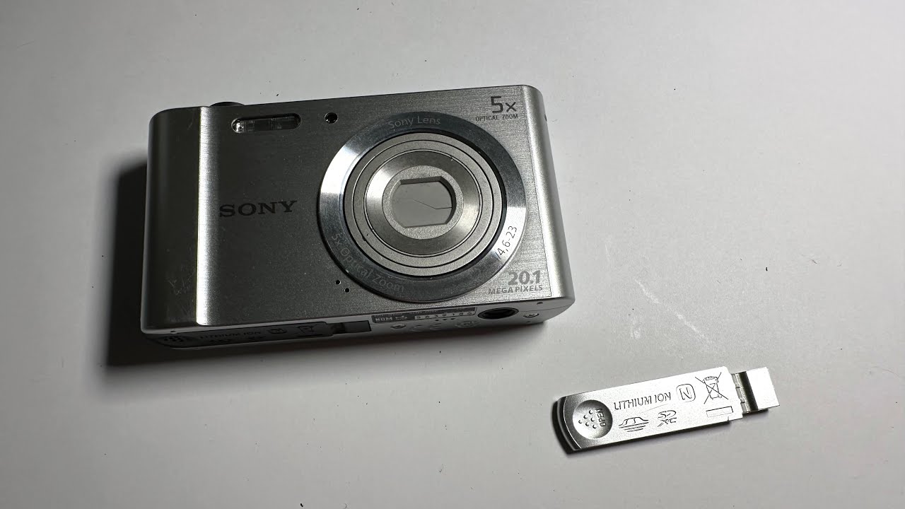 Sony Cyber-shot digital camera battery door replacement - YouTube